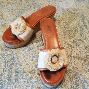 Coach wedges Sz 8